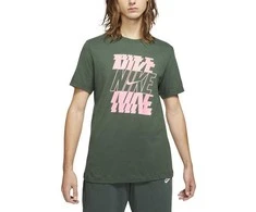 Nike Marškinėliai Vyrams M NSW Tee Swoosh/block Žalias