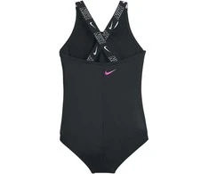Nike Maudymosi Kostiumėlis Mergaitėms Nk G Lgo Tape Crossback Juodas NESSE726 001