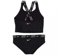 Nike Maudymosi Kostiumėlis Mergaitėms Nk G Logo Tape Crossback Juodas NESSE728 001