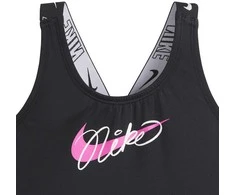 Nike Maudymosi Kostiumėlis Mergaitėms Nk G Lgo Tape Crossback Juodas NESSE726 001