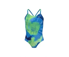 Nike Maudymosi Kostiumėlis Mergaitėms Nk G Tie Dye Crossback Mėlyna Colored NESSE763 338