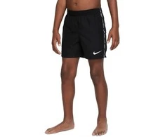 Nike Maudymosi Šortai Paaugliams Nk B Lgo Tape 4'' Volley Short Juodas NESSD794 001