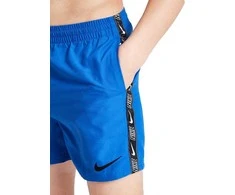 Nike Maudymosi Šortai Paaugliams Nk B Lgo Tape 4'' Volley Short Mėlyna NESSD794 494