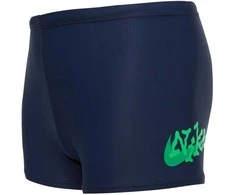 Nike Maudymosi Šortai Paaugliams Nk B Scribble Square Leg Navy NESSE041 440