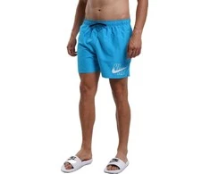 Nike Maudymosi Šortai Vyrams Logo Solid 5""In Short Mėlyna NESSA566 406