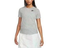 Nike Palaidinė Moterims W Nsw Club Ss Tee Pilkas DX7902 063