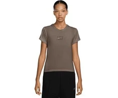 Nike Palaidinė Moterims W Nsw Club Ss Tee Cc Brown IB2447 214