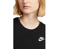 Nike Palaidinė Moterims W Nsw Club Ss Tee Juodas DX7902 010