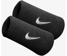 Nike Raištis Riešui Swoosh Doublewide Wristbands Juodas NNN05 010