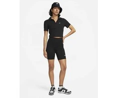 Nike Šortai Moterims W Nsw Nk Cls Hr 8in Shorts Juodas DV7797 010