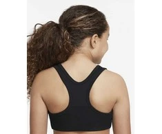 Nike Sportinė Liemenėlė Mergaitėms G Nk Df Swsh Bra Futura Juodas DD7960 010