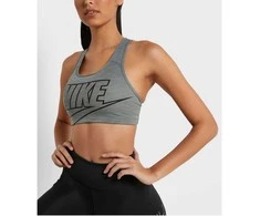 Nike Sportinė Liemenėlė Moterims Swooosh Futura Bra Pilkas BV3643 084