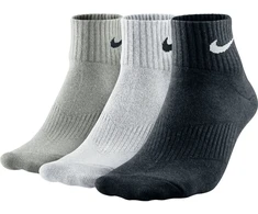 Nike Sportinės Kojinės U NK Perf Ltwt QT 3PR Baltas Pilkas Juodas SX4706 901