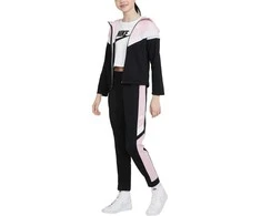 Nike Sportinis Kostiumas Mergaitėms U Nsw Poly Wvn Ovrly Rožinė Juodas CU9202 013