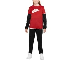 Nike Sportinis Kostiumas Paaugliams K Nsw Poly Futura Juodas Raudona DM8084 657