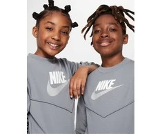 Nike Sportinis Kostiumas Paaugliams K Nsw Tracksuit Poly Crew Hbr Pilkas FD3090 084
