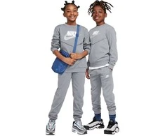Nike Sportinis Kostiumas Paaugliams K Nsw Tracksuit Poly Crew Hbr Pilkas FD3090 084