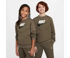 Nike Sportinis Kostiumas Pauugliams K Nsw Tracksuit Poly Crew Hbr Olive FD3090 222