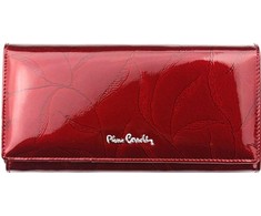 Pierre Cardin Didelė Moteriška Piniginė 02 LEAF 102/Raudonas
