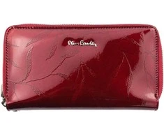 Pierre Cardin Didelė Moteriška Piniginė 02 LEAF 119/Raudona