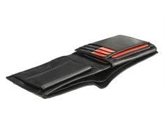 Pierre Cardin Didelė Odinė Piniginė Vyrams Juodas TILAK26 8806/Juodas