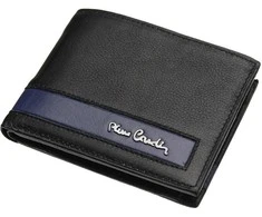 Pierre Cardin Didelė Odinė Piniginė Vyrams Juodas TILAK26 8806/Juodas