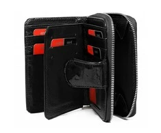 Pierre Cardin Maža Piniginė Moterims Juodas 02 LEAF 115