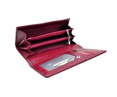Pierre Cardin Moteriška Didelė Piniginė 02 LEAF 114/BORDO