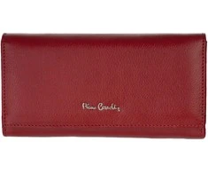 Pierre Cardin Piniginė Moterims Raudona 06 ITALY 100/Raudonas