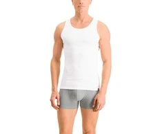 Puma Apatiniai Marškinėliai Vyrams Basic 2p Tan Baltas 935018 02