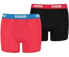 Puma Apatiniai Paaugliams Basic Boxer Juodas Raudona 907650 04