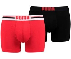 Puma Apatiniai Vyrams Placed Logo Juodas Raudona