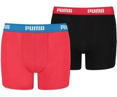 Puma Apatiniai Paaugliams Basic Boxer Juodas Raudona 907650 04