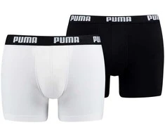 Puma Apatiniai Vyrams Basic Boxer Baltas Juodas