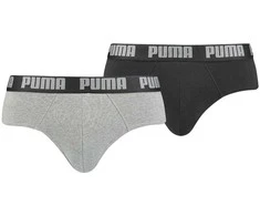 Puma Apatiniai Vyrams Basic Brief Juodas Pilkas 889100 19