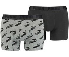 Puma Apatiniai Vyrams Men Aop Boxer Pilkas Juodas 935054 04