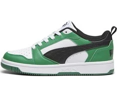Puma Avalynė Paaugliams Rebound V6 Lo Jr Juodas Baltas Žalias 393833 05
