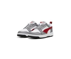 Puma Avalynė Paaugliams Rebound V6 Lo Jr Baltas Pilkas Raudona 393833 09