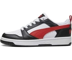 Puma Avalynė Paaugliams Rebound V6 Lo Jr Juodas Baltas Raudona 393833 04