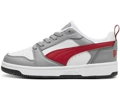 Puma Avalynė Paaugliams Rebound V6 Lo Jr Baltas Pilkas Raudona 393833 09
