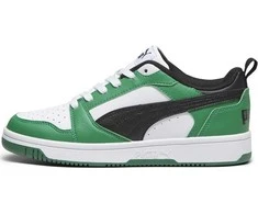 Puma Avalynė Paaugliams Rebound V6 Lo Jr Juodas Baltas Žalias 393833 05