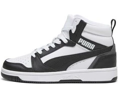 Puma Avalynė Paaugliams Rebound V6 Mid Jr Baltas Baltas Juodas 393831 01