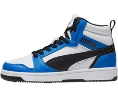Puma Avalynė Paaugliams Rebound V6 Mid Jr Baltas Mėlyna Juodas 393831 06