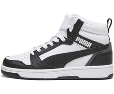 Puma Avalynė Paaugliams Rebound V6 Mid Jr Baltas Baltas Juodas 393831 01