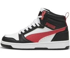 Puma Avalynė Paaugliams Rebound V6 Mid Jr Baltas Juodas Raudona 393831 16