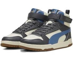 Puma Avalynė Paaugliams Rebound V6 Mid Wtr Juodas Baltas 394685 01