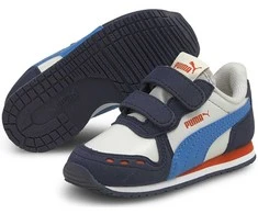 Puma Avalynė Vaikams Cabana Racer Sl V Inf Nimbus Baltas Mėlyna Raudona 351980 93