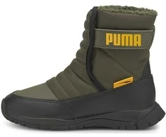 Puma Avalynė Vaikams Nieve Boot Žalias 380745 02