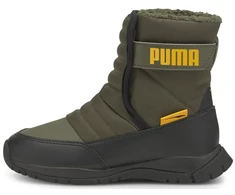 Puma Avalynė Vaikams Nieve Boot Žalias 380745 02