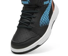 Puma Avalynė Vaikams Rebound V6 Mid Jr Juodas Mėlyna Baltas 397946 02